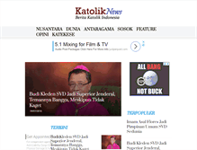 Tablet Screenshot of katoliknews.com